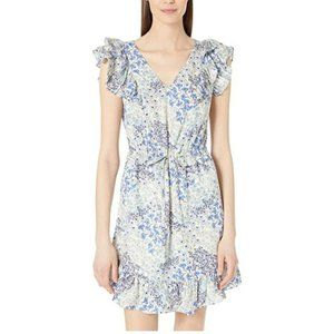 Rebecca Taylor Ava Floral V Neck Dress 8
